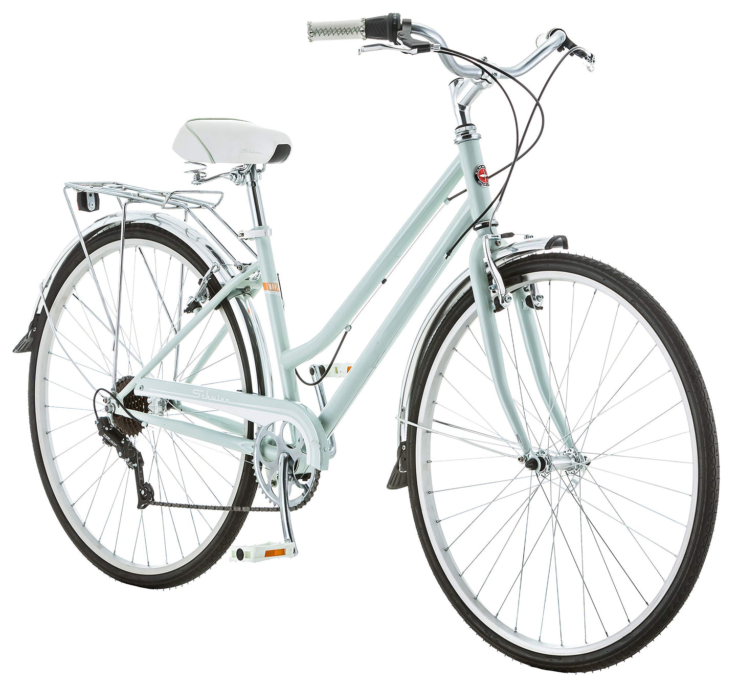 700C 7-Speed Hybrid Bike with Cargo Rack