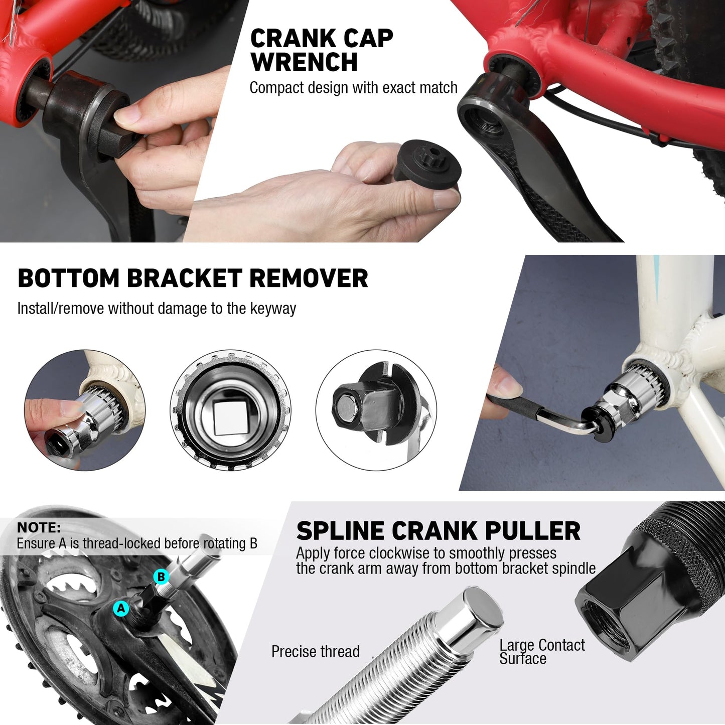 Bicycle Repair Tool Kit with Storage Box