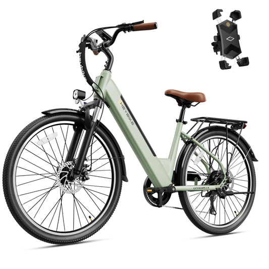 1200W Peak Electric Commuter Bike 26 Inch