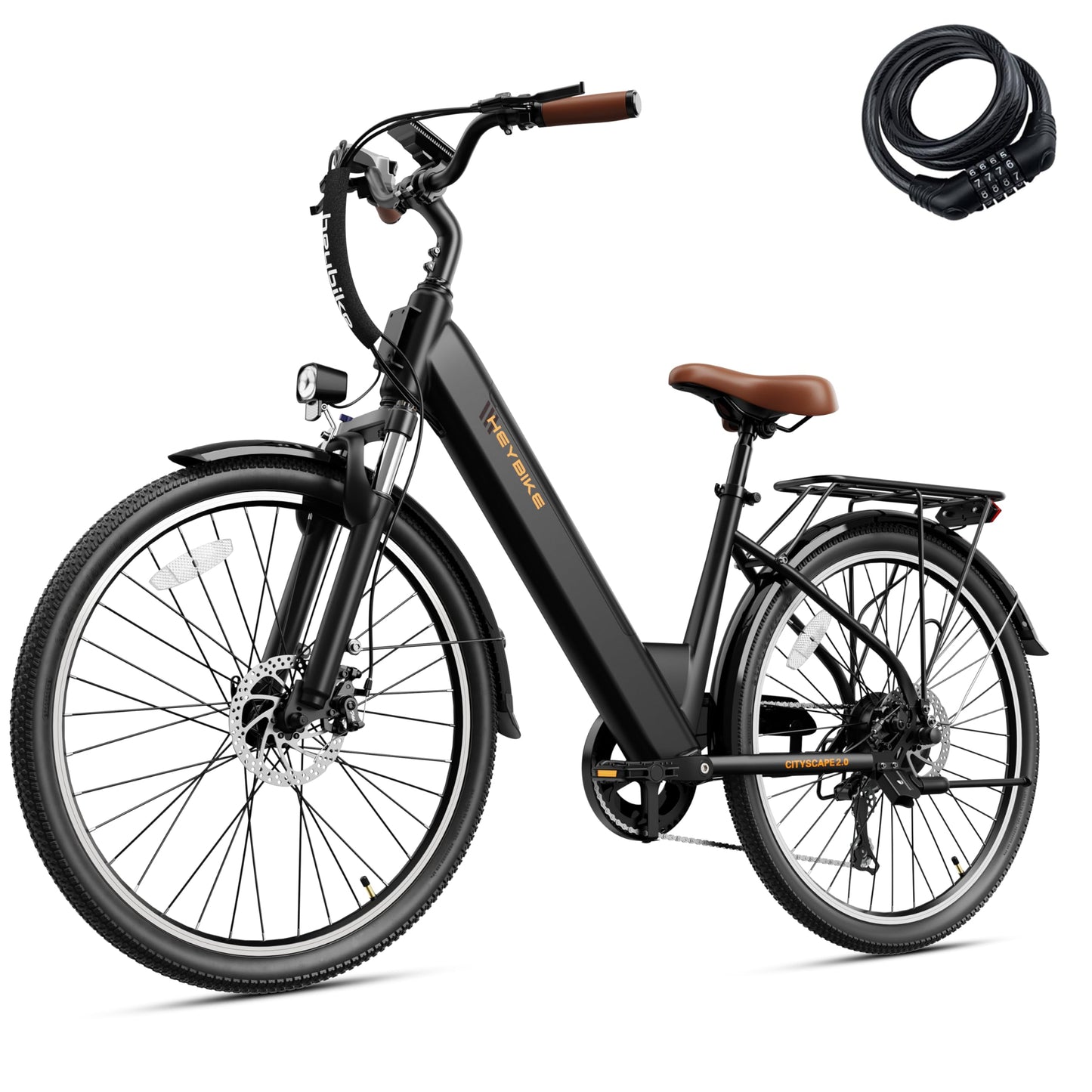 1200W Peak Electric Commuter Bike 26 Inch