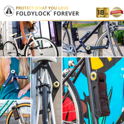 High Security Folding Bike Lock Anti Theft
