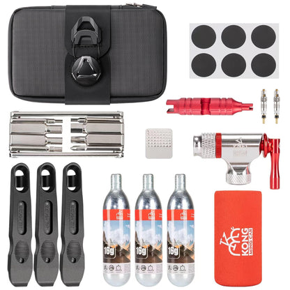 8-in-1 Bike Repair Kit with CO2 Inflator