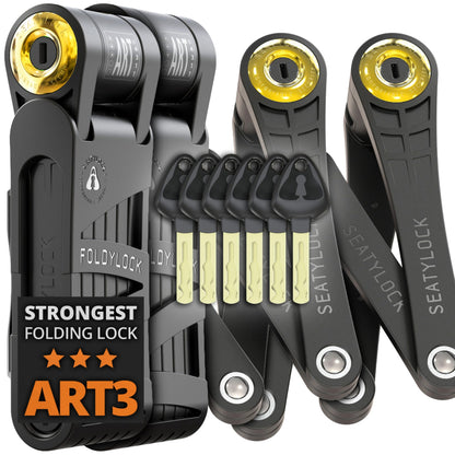 High Security Folding Bike Lock Anti Theft