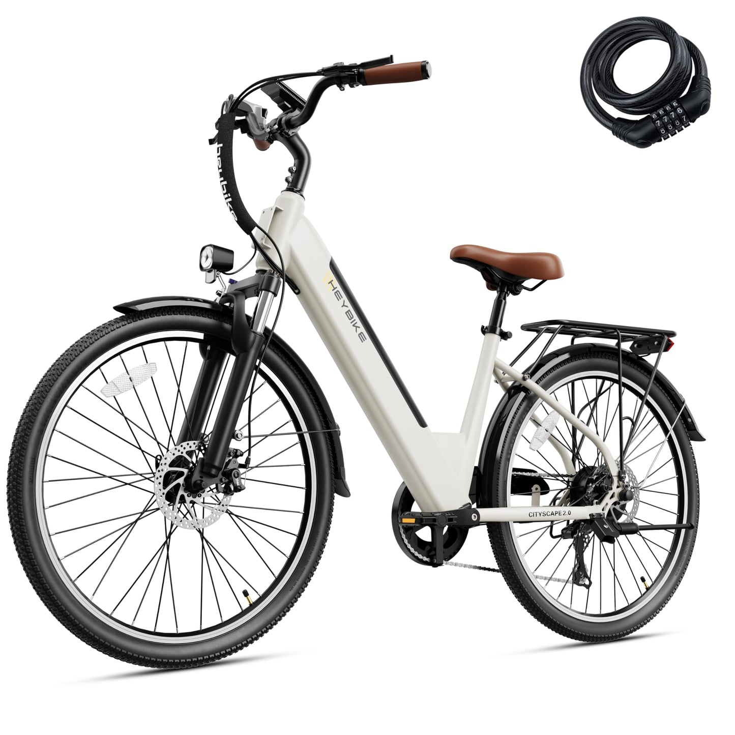1200W Peak Electric Commuter Bike 26 Inch