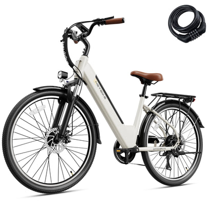 1200W Peak Electric Commuter Bike 26 Inch