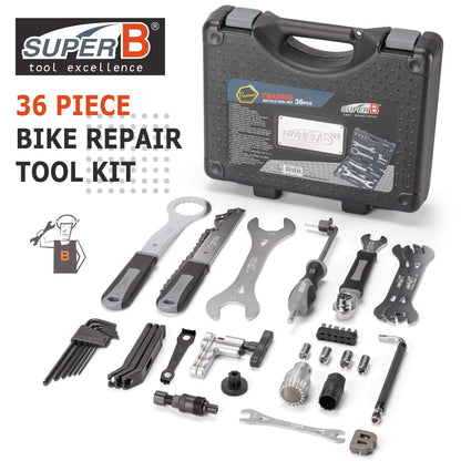 Bike Repair Tool Set with Portable Carry Case