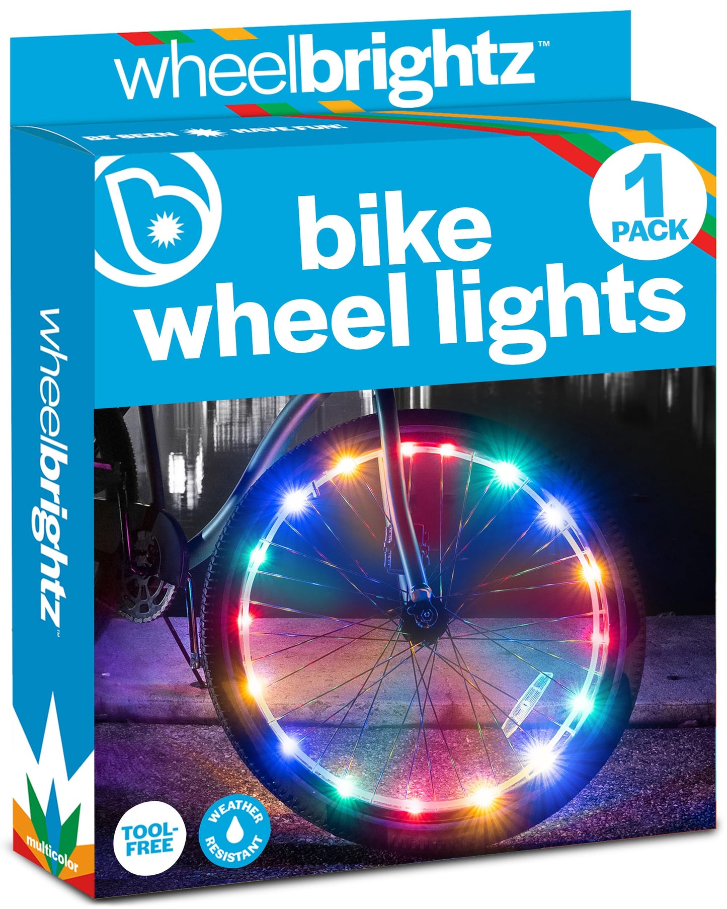 LED Bike Wheel Lights with Weatherproof Design