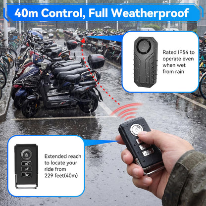 113dB Alarm Bike U Lock Anti Theft