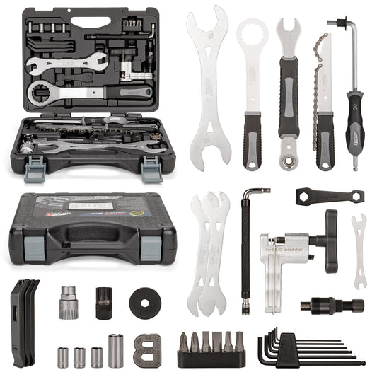 Bike Repair Tool Set with Portable Carry Case