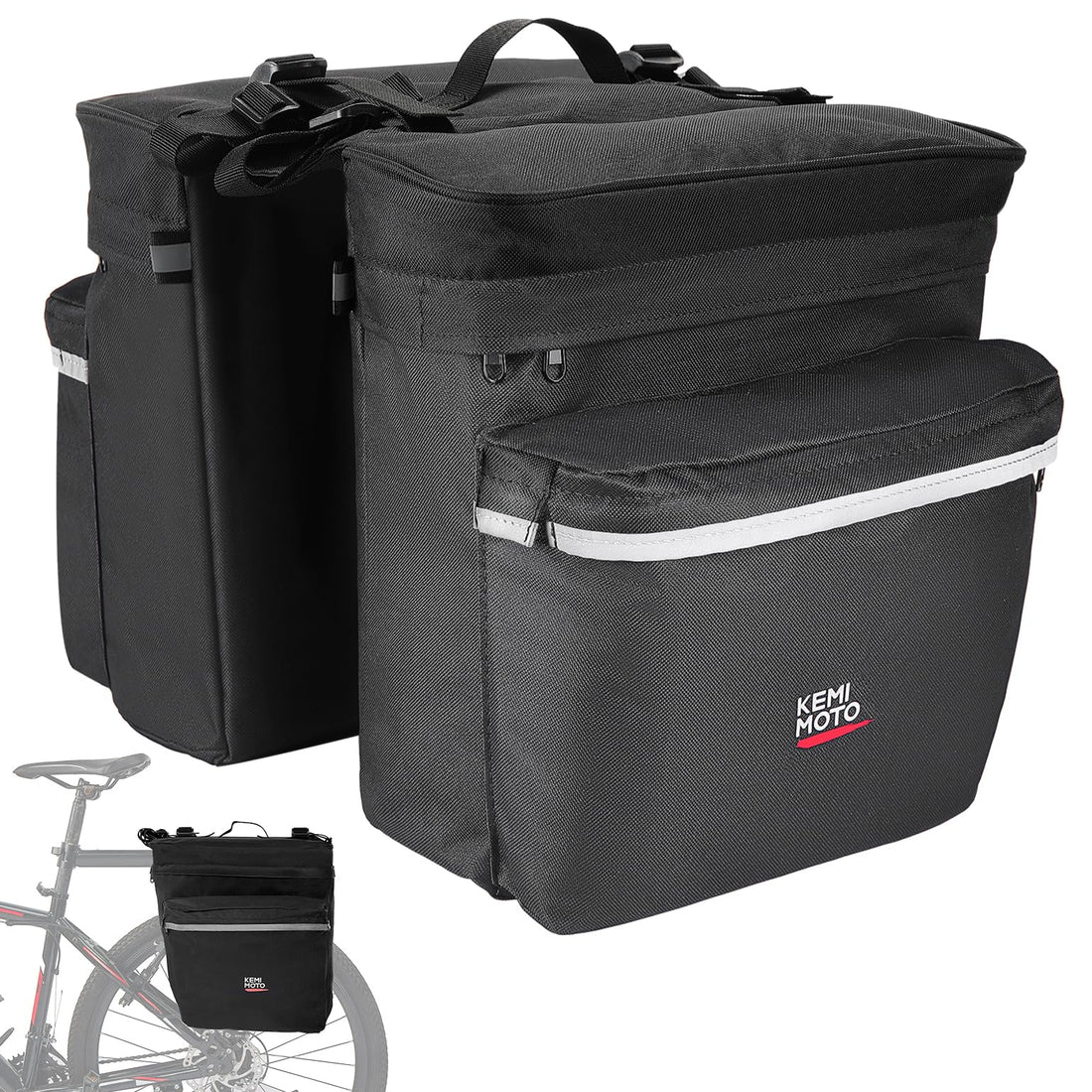 Water Resistant Bike Trunk Pannier Bag