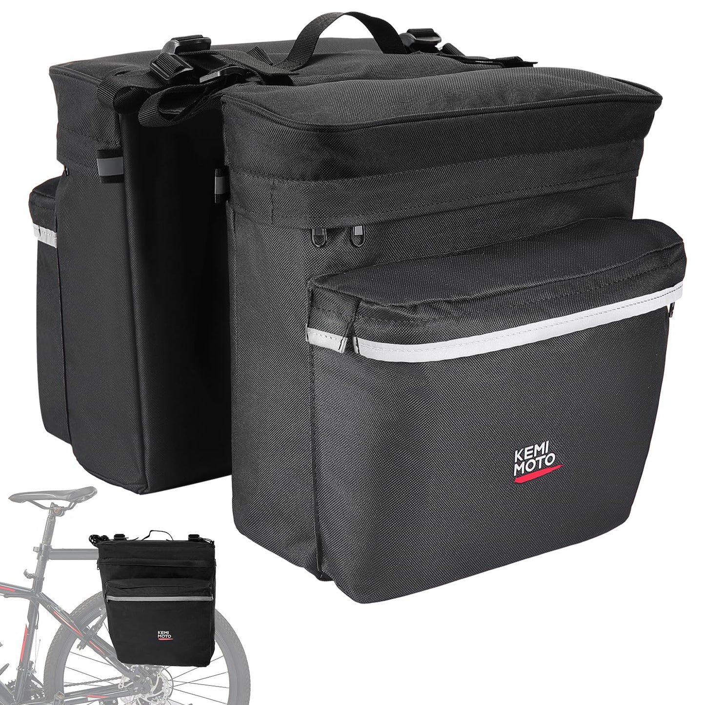 Water Resistant Bike Trunk Pannier Bag