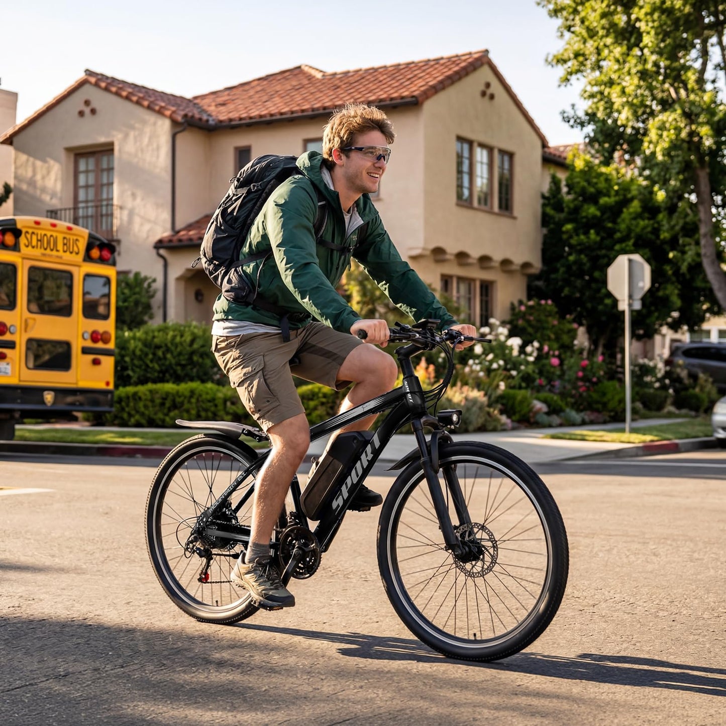 1500W Peak Step-Thru Electric Cruiser Bike
