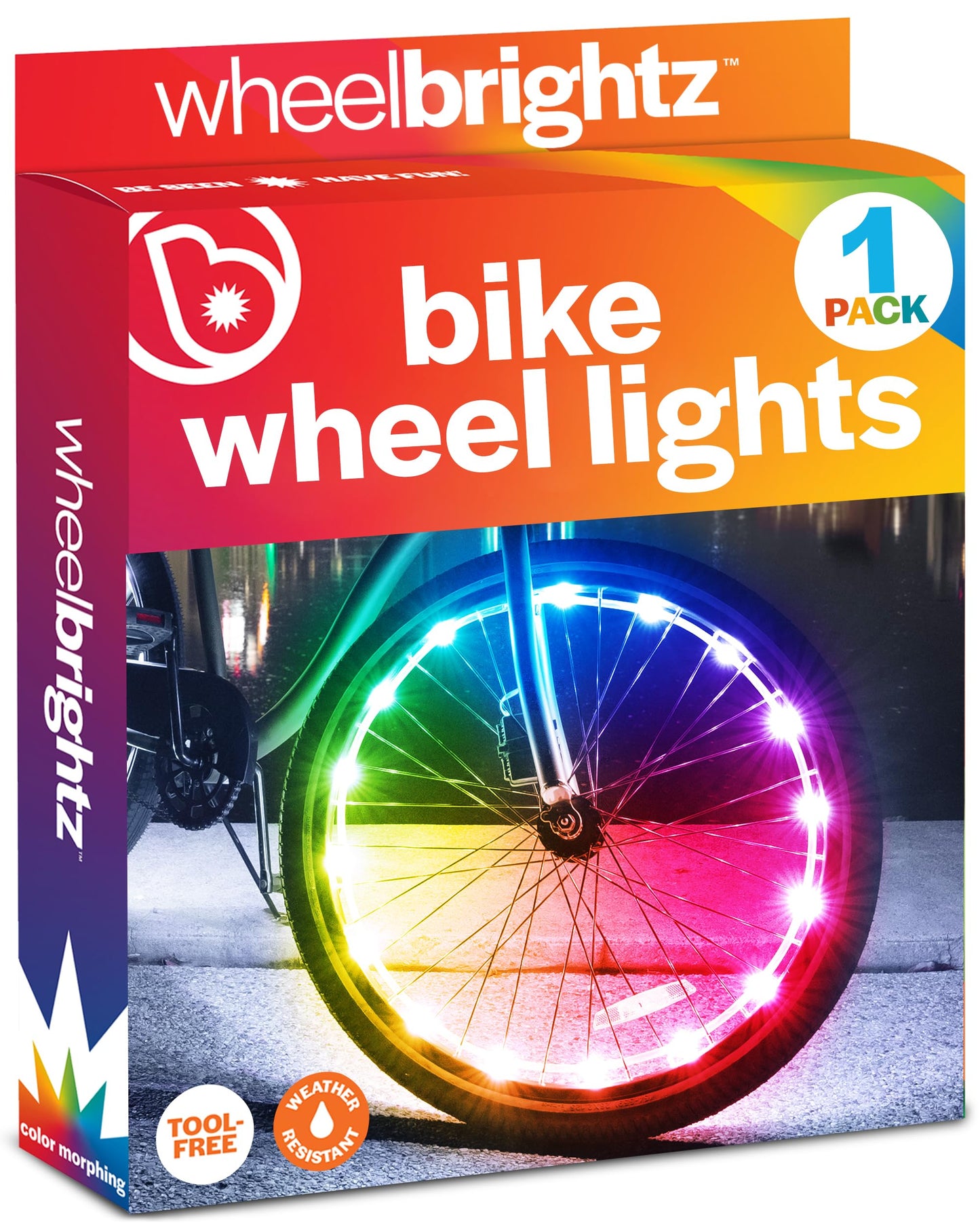 LED Bike Wheel Lights with Weatherproof Design