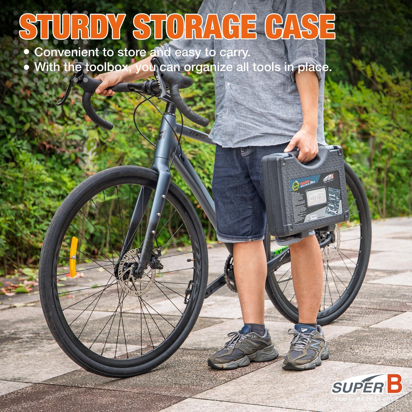 Bike Repair Tool Set with Portable Carry Case