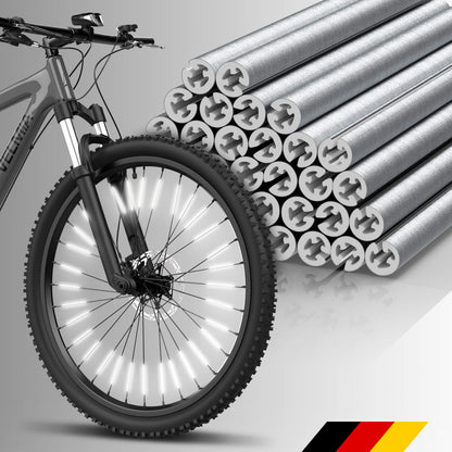 Reflective Bike Spoke Covers for Night Visibility