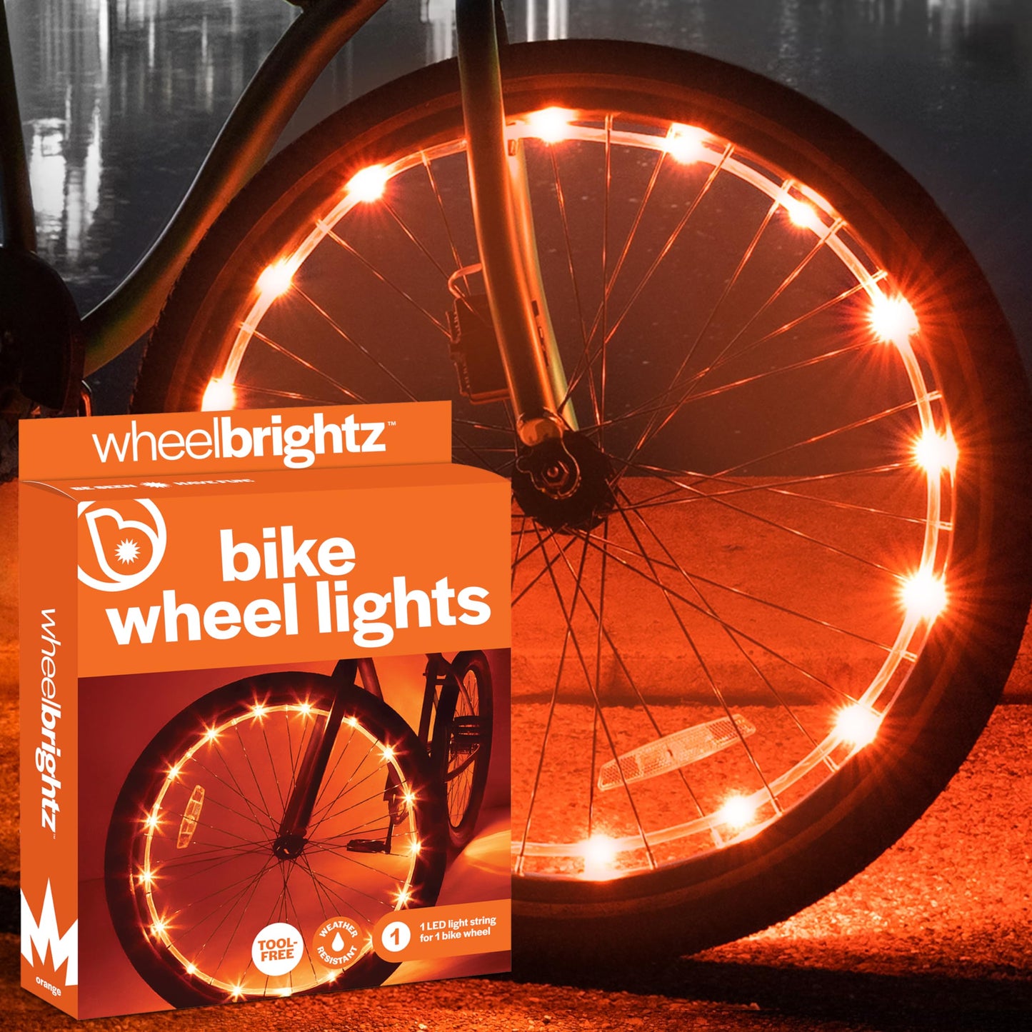 LED Bike Wheel Lights with Weatherproof Design